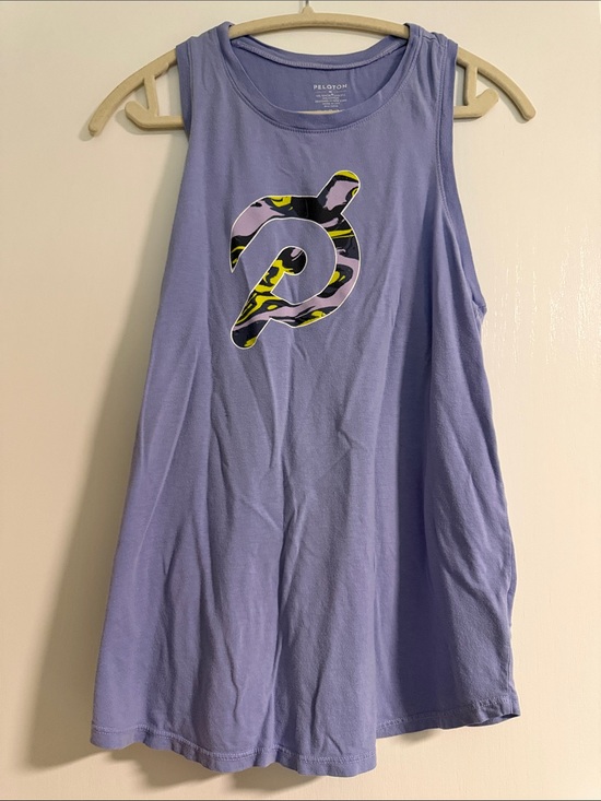 Peloton Tops - Peloton Lavender-Blue Logo Tank